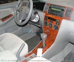 Накладки на торпеду Toyota Corolla/Королла 2003-2008 полный набор