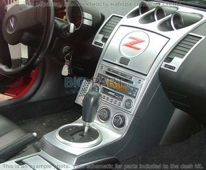 Накладки на торпеду Nissan Z350 2003-2005 Механическая коробка передач - Автоаксессуары и тюнинг