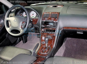 Накладки на торпеду Nissan Maxima 2002-2003 Overhead Console, 5 элементов. - Автоаксессуары и тюнинг