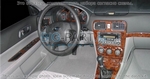 Накладки на торпеду Subaru Forester/форестер 2007-2008 полный набор, Автоматическая коробка передач, ручной AC