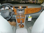 Накладки на торпеду Chrysler Sebring 2007-UP полный набор, Автоматическая коробка передач, с дверными панелями