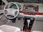 Накладки на торпеду Toyota Camry/Камри 2005-2006 базовый набор, с навигацией система, без OEM