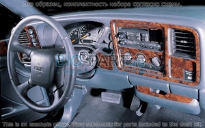 Накладки на торпеду Chevrolet Silverado 1999-2002 полный набор - Автоаксессуары и тюнинг
