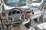 Накладки на торпеду Toyota Hilux 2007-2011 полный набор.