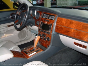 Накладки на торпеду Dodge Charger/Magnum 2005-2007 полный набор, без навигации - Автоаксессуары и тюнинг