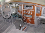 Накладки на торпеду Dodge RAM 2002-2005 полный набор, 4 двери