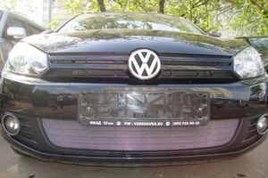 Allest Защита радиатора, хром VW Golf/гольф VI 10-12 - Автоаксессуары и тюнинг