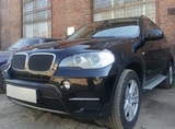 Allest Защита радиатора Premium, чёрная (3D) BMW (бмв) X5/X6 07-/08-