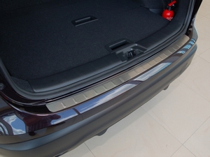 Alu-Frost Накладка на задний бампер прямая матовая серия ORIGINAL, нерж. сталь BMW (бмв) X1 09-11 - Автоаксессуары и тюнинг