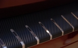 Alu-Frost Накладка на задний бампер профилированная с загибом, нерж. сталь + карбон AUDI (ауди) Q5 08-/12-
