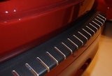 Alu-Frost Накладка на задний бампер профилированная с загибом, нерж. сталь + карбон BMW (бмв) X3 14-