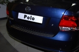 Alu-Frost Накладка на задний бампер профилированная с загибом, нерж. сталь VW Polo/Поло 10-