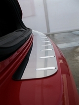 Alu-Frost Накладка на задний бампер с силиконом, нерж. сталь (4D) HONDA (хонда) Civic/Цивик 06-11