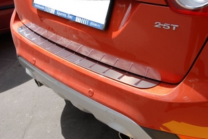 Alu-Frost Накладка на задний бампер с силиконом, нерж. сталь FORD (форд) Kuga/куга 08- - Автоаксессуары и тюнинг