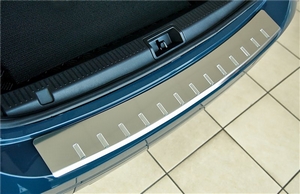 Alu-Frost Накладка на задний бампер с загибом, зеркальная BMW (бмв) X1 09-11 - Автоаксессуары и тюнинг
