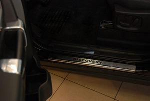 Alu-Frost Накладки на внутренние пороги с надписью, нерж. сталь, 4 шт. LAND ROVER (ленд ровер)/ROVER Discovery/дискавери III/IV 05-/10- - Автоаксессуары и тюнинг