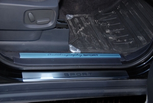 Alu-Frost Накладки на внутренние пороги с надписью, нерж. сталь, 4 шт. LAND ROVER (ленд ровер)/ROVER Range Rover Sport 05-09 - Автоаксессуары и тюнинг