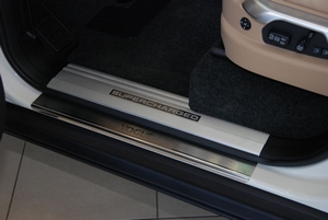 Alu-Frost Накладки на внутренние пороги с надписью, нерж. сталь, 4 шт. LAND ROVER (ленд ровер)/ROVER Range Rover Vogue 05-09 - Автоаксессуары и тюнинг