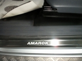 Alu-Frost Накладки на внутренние пороги с надписью, нерж. сталь, 4 шт. VW Amarok/амарок 10-