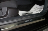 Alu-Frost Накладки на внутренние пороги с надписью, нерж. сталь, 4 шт. VW Jetta/джетта VI 11-