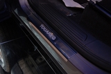 Alu-Frost Накладки на внутренние пороги с надписью, нерж. сталь, 4 шт. VW Touareg/туарег 10-