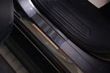 Alu-Frost Накладки на внутренние пороги с надписью, нерж. сталь, 4 шт. VW Touareg/туарег 10-