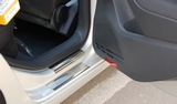 Alu-Frost Накладки на внутренние пороги с надписью, нерж. сталь, 8 шт. (5D) VW Golf/гольф VI 10-