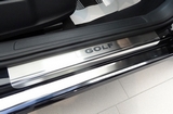 Alu-Frost Накладки на внутренние пороги с надписью, нерж. сталь, 8 шт. (5D) VW Golf/гольф VII 13-
