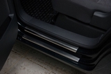 Alu-Frost Накладки на внутренние пороги с надписью, нерж. сталь, 8 шт. VW Touran/тоуран 07-09