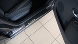 Alu-Frost Накладки на внутренние пороги с надписью, нерж. сталь+карбон, 4 шт. BMW (бмв) X5 07-/10-