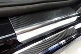 Alu-Frost Накладки на внутренние пороги с надписью, нерж. сталь+карбон, 8 шт. VW Golf/гольф VII 13-