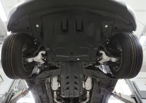 АВС-Дизайн Защита картера двигателя и кпп, композит 8 мм, 2 части INFINITI (инфинити) QX50 08-/14- - Автоаксессуары и тюнинг