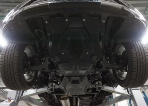 АВС-Дизайн Защита картера двигателя, кпп и рк, композит 8 мм, 2 части INFINITI (инфинити) QX80 14- - Автоаксессуары и тюнинг