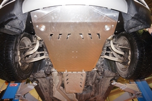 АВС-Дизайн Защита картера + КПП, из 2-х частей, с пыльниками, алюминий (V-3, 5; 3, 0TD) BMW (бмв) X5 10-13 - Автоаксессуары и тюнинг