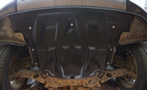АВС-Дизайн Защита картера + КПП, композит 8 мм (V-2, 4 и 2, 2TD АКПП) HYUNDAI (хендай) Santa FE 12- - Автоаксессуары и тюнинг