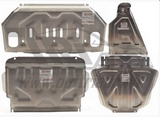 АВС-Дизайн Защита картера, радиатора, КПП и РК, 4 части, алюминий 4 мм (V-все) MITSUBISHI (митсубиси) Pajero/паджеро V80 07-