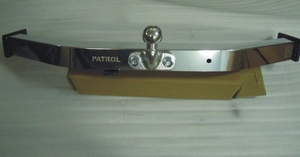 Baltex Фаркоп (50/1500кг) оцинкованный с нержав. пластиной (с логотипом) NISSAN (ниссан) Patrol 10- - Автоаксессуары и тюнинг