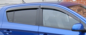 EGR Дефлекторы боковых окон, 4 части, темные HYUNDAI (хендай) i20 09- - Автоаксессуары и тюнинг