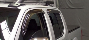 EGR Дефлекторы боковых окон, 4 части, темные NISSAN (ниссан) Navara/навара 05- - Автоаксессуары и тюнинг