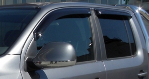EGR Дефлекторы боковых окон, 4 части, темные VW Amarok/амарок 10- - Автоаксессуары и тюнинг
