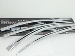 C531 Дефлекторы на боковые окна хром Honda Accord/Аккорд 2012 по н.в.