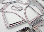 С388 хромированные накладки на панелей салона Honda CR-V 2012 2013 2014 2015