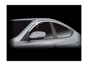 C107 Молдинги окон верхние хром Hyundai Elantra/элантра MD 2011 по 2016 - Автоаксессуары и тюнинг