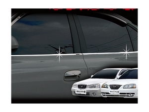 A898 Молдинги окон нижниехром Hyundai Elantra/элантра XD (2003-2006) - Автоаксессуары и тюнинг