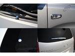 K521 Комплект хрома на дворник задней двери и заглушки Hyundai Grand/Грандр Starex/старекс (H-1) 