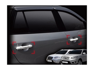 B812 Хромированные накладки на ручки дверей Hyundai Santa Fe/санта фе (2006-2011) - Автоаксессуары и тюнинг