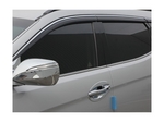 C005 Дефлекторы окон (ветровики) с хром молдингом для Hyundai Santa Fe/санта фе 2012 по н.в.