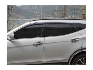 A145 Дефлекторы окон тёмные Hyundai Santa Fe/санта фе DM (2012 по н.в) - Автоаксессуары и тюнинг