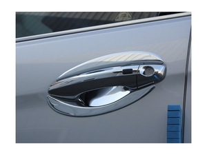 C062 Накладки под ручки дверей (чашечки) хром Hyundai Santa Fe/санта фе 3 2012, 2013, 2014, 2015 - Автоаксессуары и тюнинг