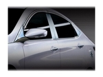 k242 Молдинги окон нижние хром Hyundai Solaris Sedan/Hatchback 2011 по н.в.